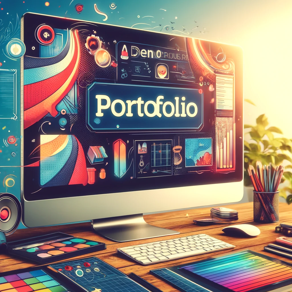 Portfolio section illustration
